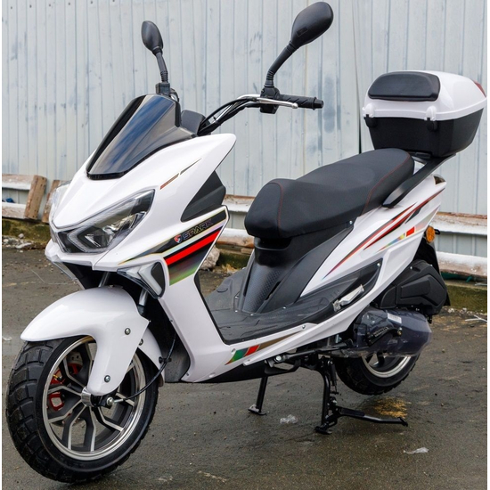 Скутер Spark SP150S-18 Белый, фото , изображение 7