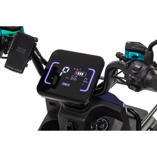 Электровелосипед Crosser Super Max 1200W Синий, фото , изображение 9