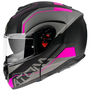 Мотошлем MT Atom SV Quark Black/Pink, фото , изображение 2
