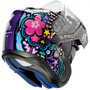 Мотошлем MT Atom SV Axa Black/Purple/Yellow/Blue, фото , изображение 4