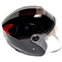 Мотошлем MotoTech 858 Черный глянец, Цвет: Черный глянец, фото 