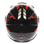 Мотошлем MotoTech 111 №27, Цвет: Черный/Красный/Серебристый, фото , изображение 3