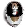 Мотошлем MotoTech HF-180 CARBON GRAPHIC, фото , изображение 2