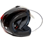 Мотошлем MotoTech 858 Черный глянец, Цвет: Черный глянец, фото , изображение 3