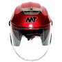 Мотошлем MotoTech 858 Красный, Цвет: Красный, фото , изображение 2