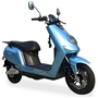 Электроскутер Fada NiO 2000W (Li-Ion) голубой, Цвет: Голубой, Тип двигателя: Интегрированный в заднее колесо бесщеточный электродвигатель постоянного тока, Посадочных мест: 2, фото 