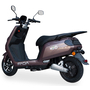 Электроскутер Fada NiO 2000W (Li-Ion) графитовый, Цвет: Графитовый, Тип двигателя: Интегрированный в заднее колесо бесщеточный электродвигатель постоянного тока, Посадочных мест: 2, фото , изображение 2
